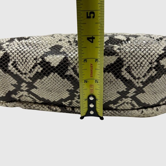 Margot Snakeskin Pattern Shoulder Bag With Adjustable Strap - Picture 6 of 10